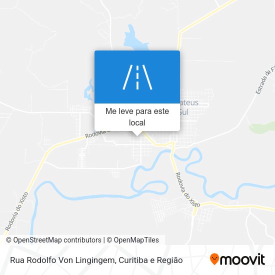 Rua Rodolfo Von Lingingem mapa