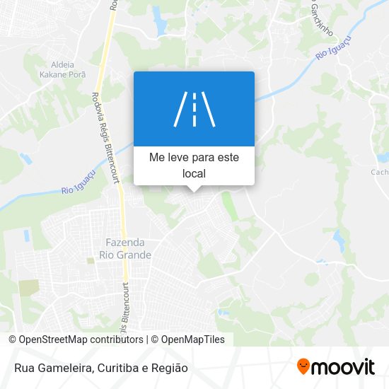 Rua Gameleira mapa