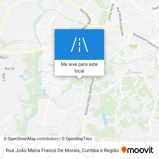 Rua João Maria Franco De Morais mapa