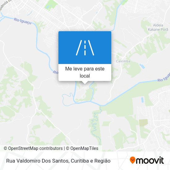Rua Valdomiro Dos Santos mapa