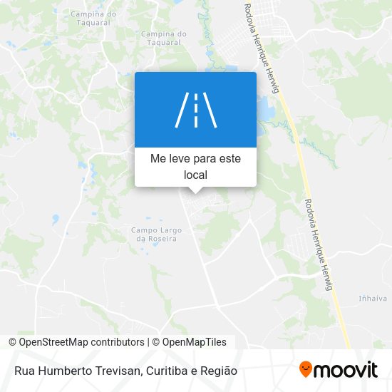 Rua Humberto Trevisan mapa