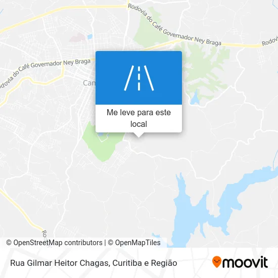 Rua Gilmar Heitor Chagas mapa