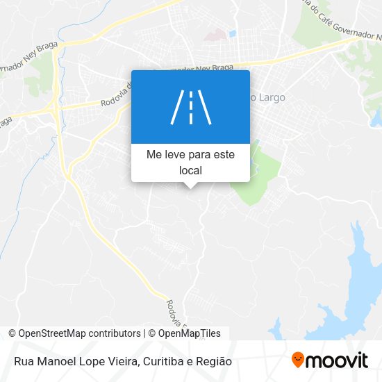 Rua Manoel Lope Vieira mapa