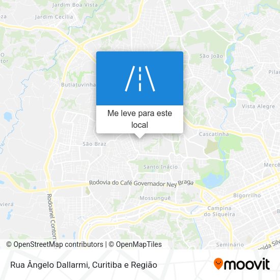 Rua Ângelo Dallarmi mapa