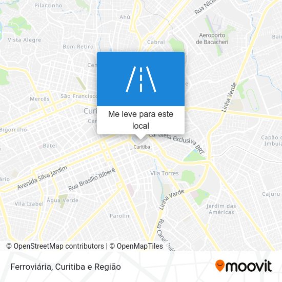 Ferroviária mapa