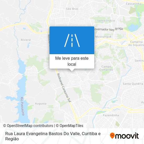 Rua Laura Evangelina Bastos Do Valle mapa