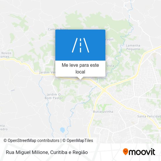 Rua Miguel Milione mapa