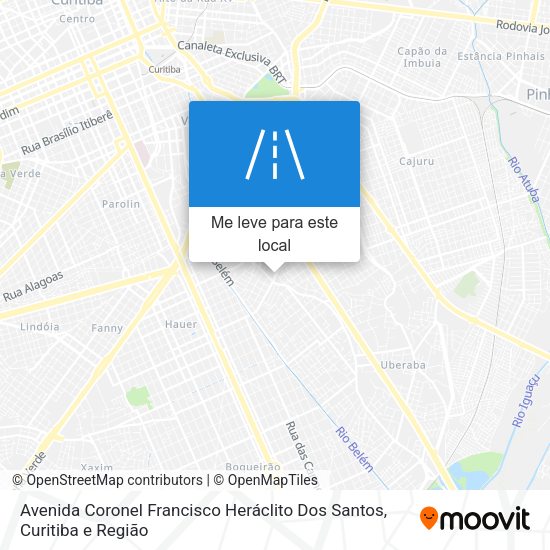 Avenida Coronel Francisco Heráclito Dos Santos mapa