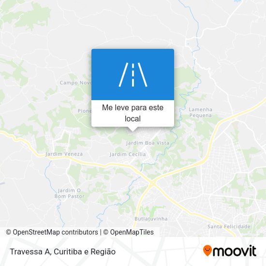 Travessa A mapa
