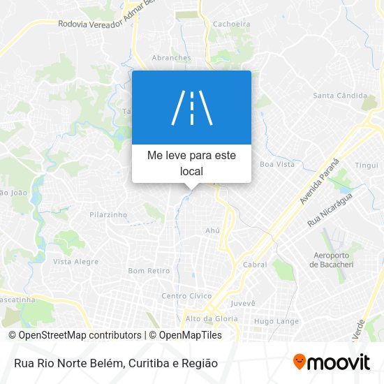 Rua Rio Norte Belém mapa