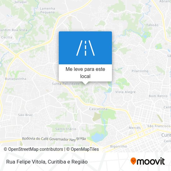 Rua Felipe Vitola mapa