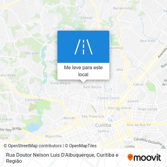Rua Doutor Nelson Luís D'Albuquerque mapa