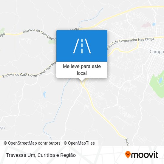 Travessa Um mapa