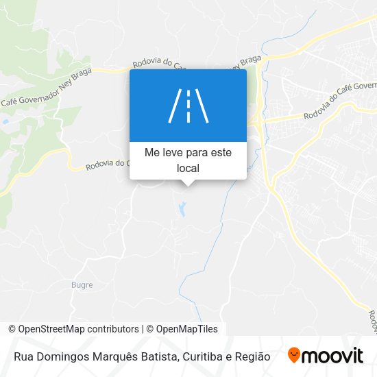 Rua Domingos Marquês Batista mapa