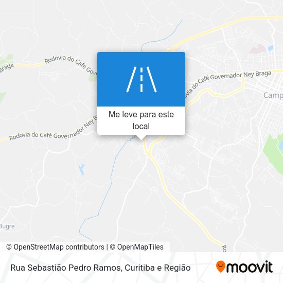 Rua Sebastião Pedro Ramos mapa