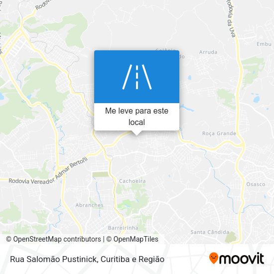 Rua Salomão Pustinick mapa