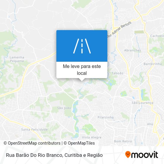Rua Barão Do Rio Branco mapa