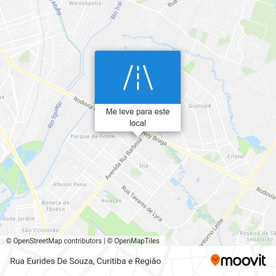 Rua Eurides De Souza mapa