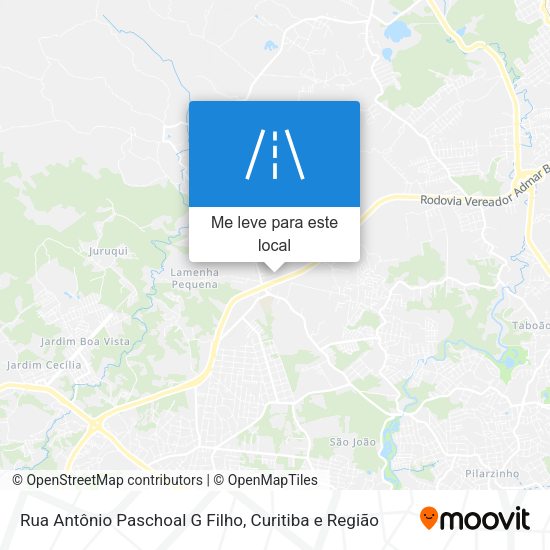 Rua Antônio Paschoal G Filho mapa