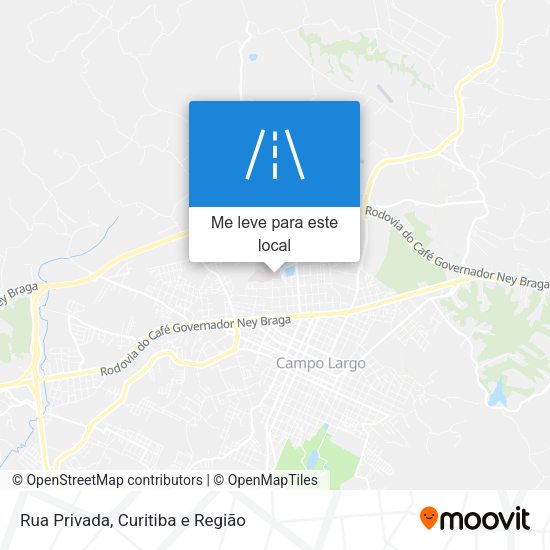 Rua Privada mapa