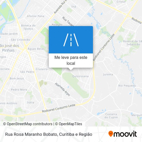 Rua Rosa Maranho Bobato mapa