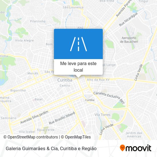 Galeria Guimarães & Cia mapa