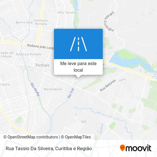 Rua Tassio Da Silveira mapa
