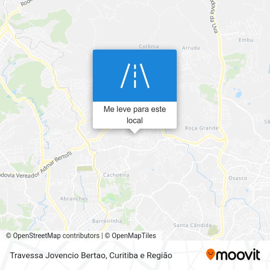 Travessa Jovencio Bertao mapa