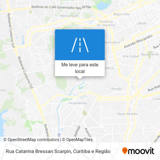 Rua Catarina Bressan Scarpin mapa