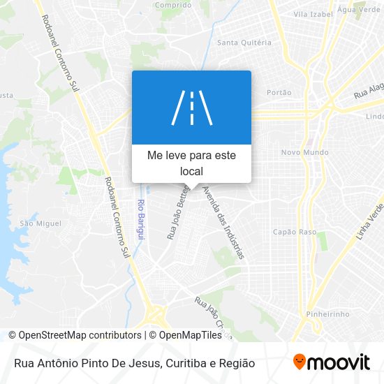 Rua Antônio Pinto De Jesus mapa