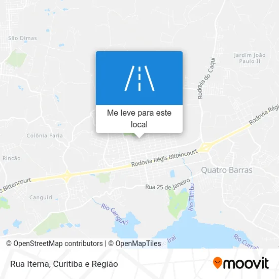 Rua Iterna mapa