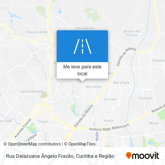 Rua Dalazuana Ângelo Frazão mapa