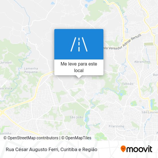 Rua César Augusto Ferri mapa