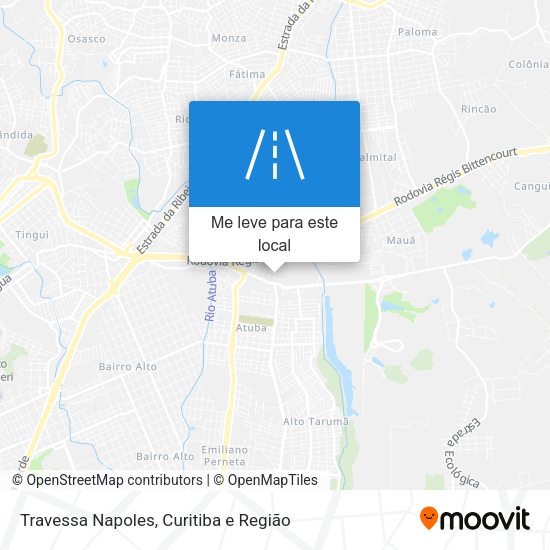Travessa Napoles mapa