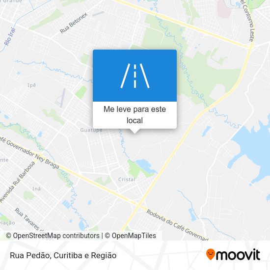 Rua Pedão mapa