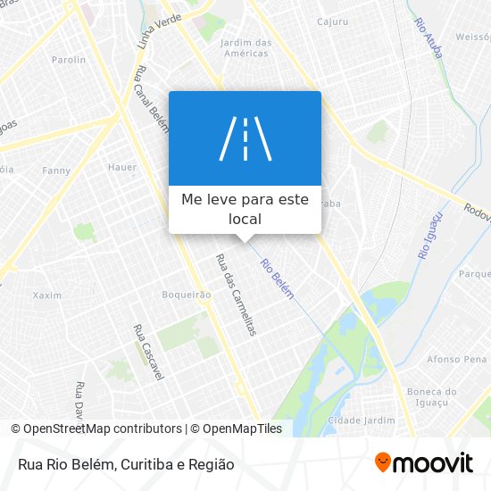 Rua Rio Belém mapa