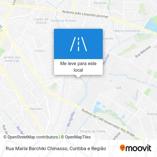 Rua Maria Barchiki Chinasso mapa