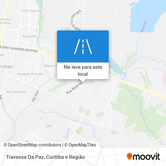 Travessa Da Paz mapa