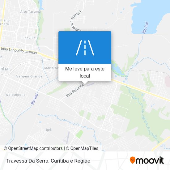 Travessa Da Serra mapa