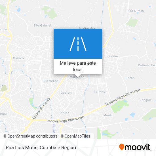 Rua Luís Motin mapa