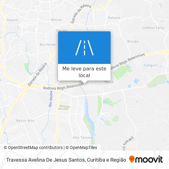 Travessa Avelina De Jesus Santos mapa