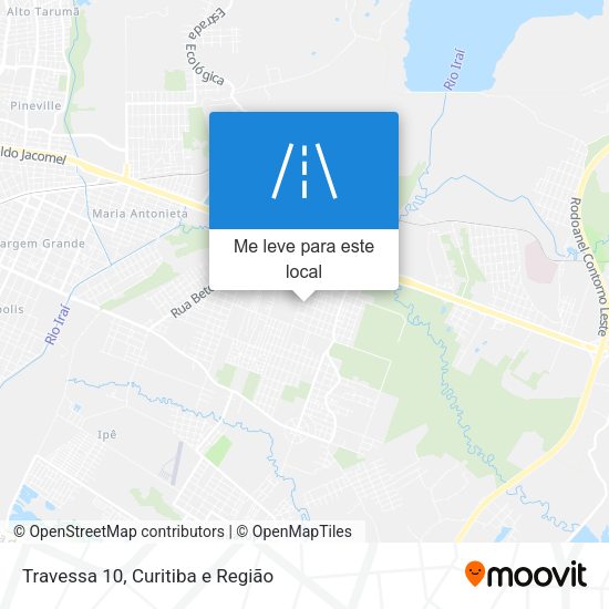 Travessa 10 mapa