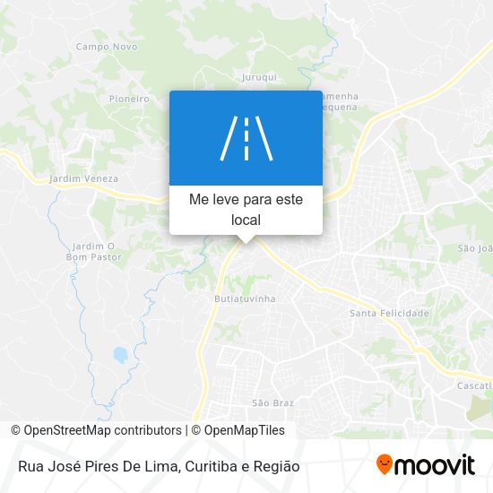 Rua José Pires De Lima mapa