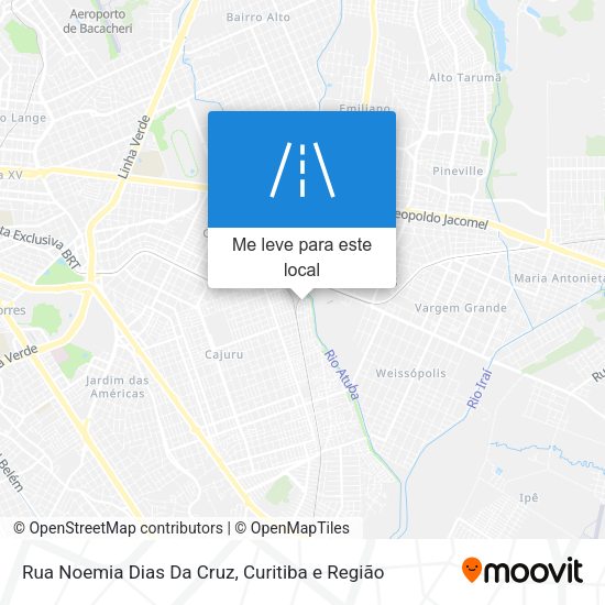 Rua Noemia Dias Da Cruz mapa
