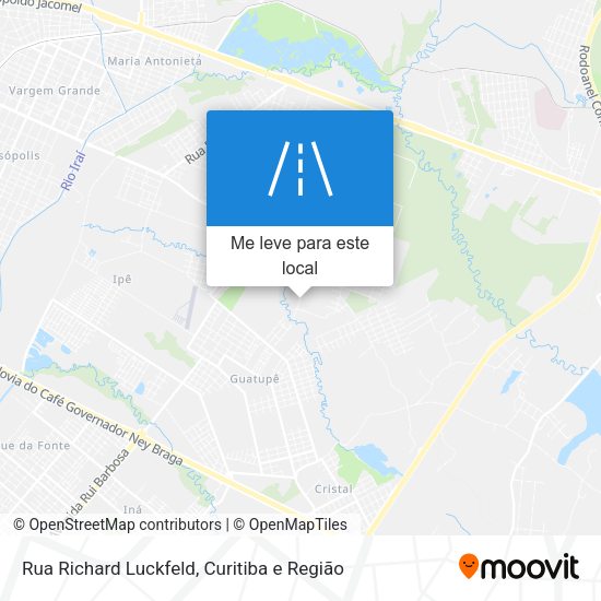Rua Richard Luckfeld mapa