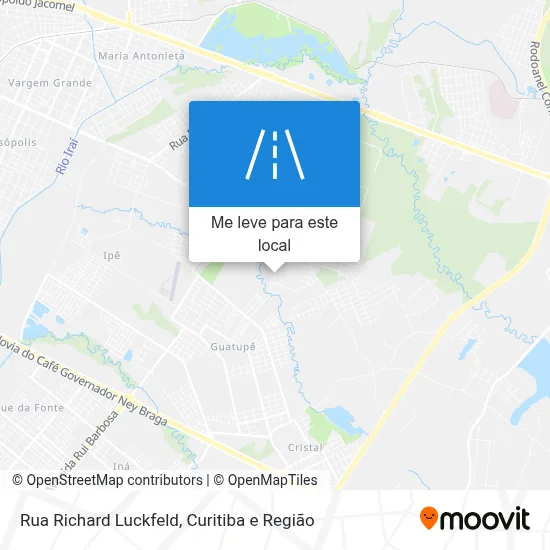 Rua Richard Luckfeld mapa