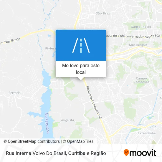 Rua Interna Volvo Do Brasil mapa