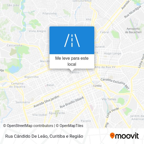 Rua Cândido De Leão mapa