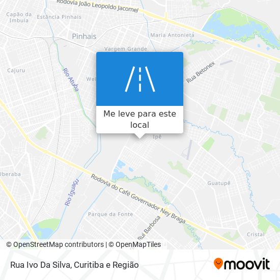 Rua Ivo Da Silva mapa