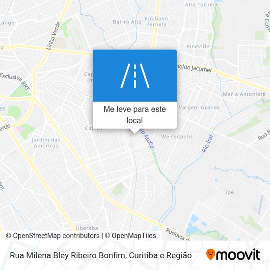 Rua Milena Bley Ribeiro Bonfim mapa